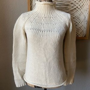 Vintage Express wool funnelneck sweater